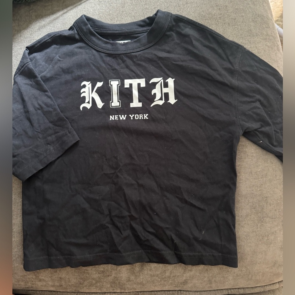 Kids unisex kith football tshirt